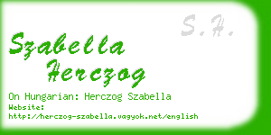 szabella herczog business card